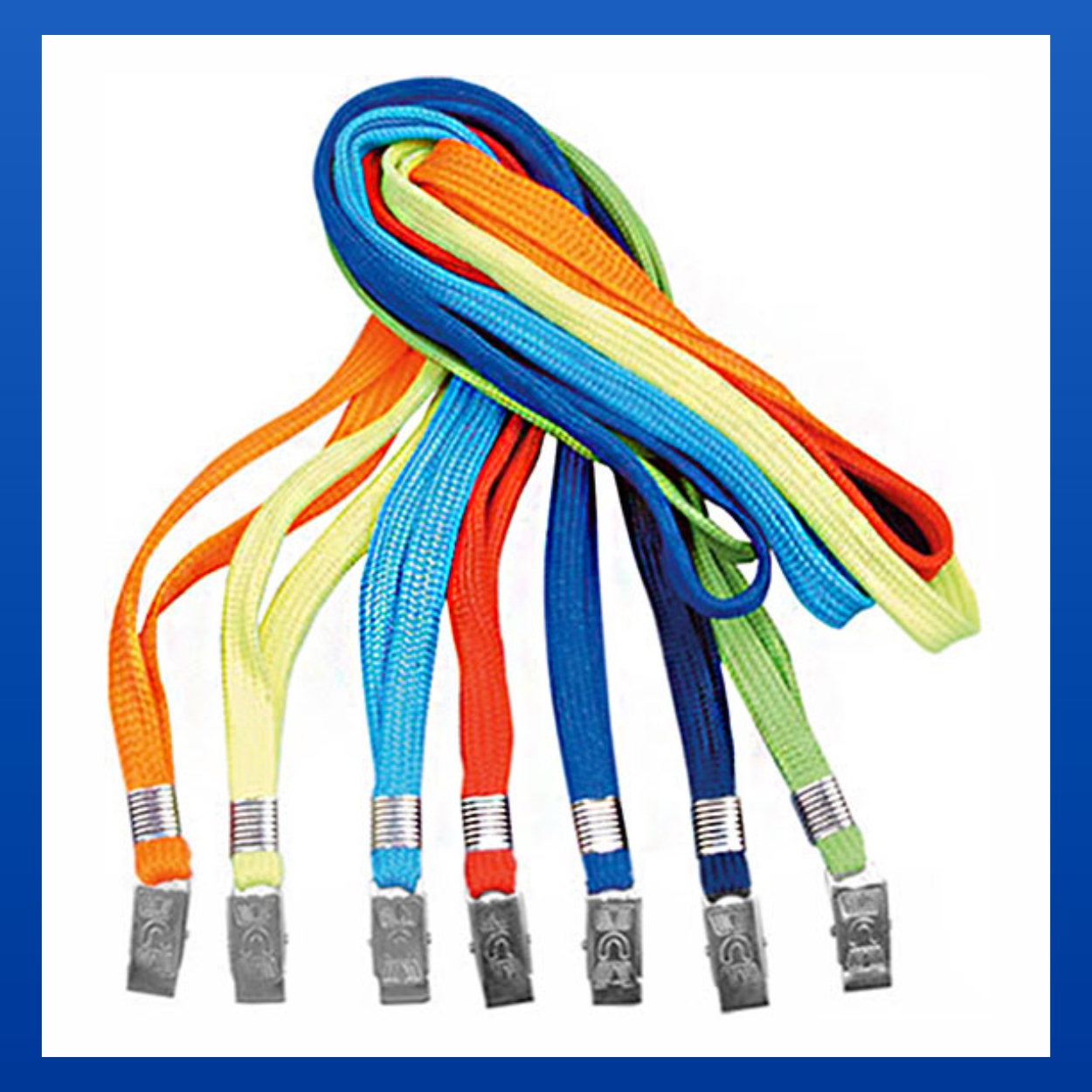 Metal kanca klipsli yaka kartı askısı - SetKart lanyard
